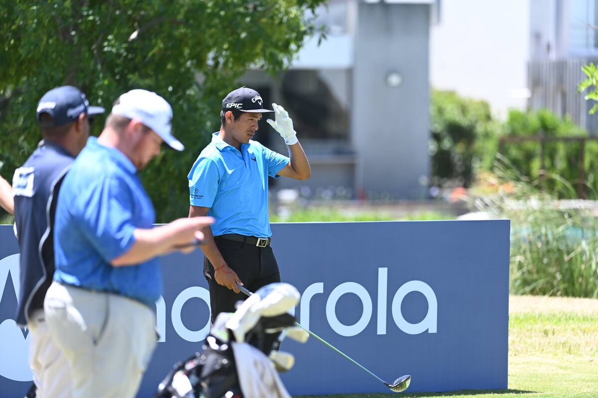 El tucumano Augusto Núñez es el argentino mejor ubicado en el Abierto tras los primeros 18 hoyos