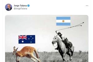 El tuit de Taiana