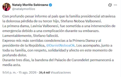 El tuit de Morillo