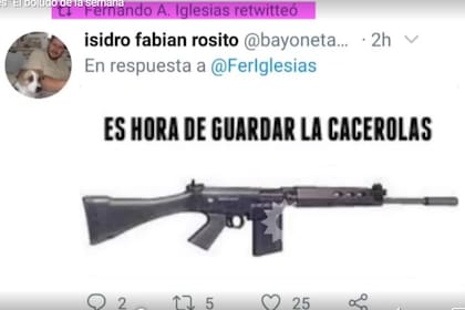 El tuit de la polémica que fue compartido por Iglesias