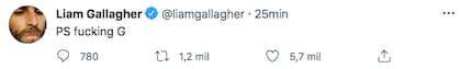 El tuit de Liam Gallagher sobre la llegada de Lionel Messi al PSG