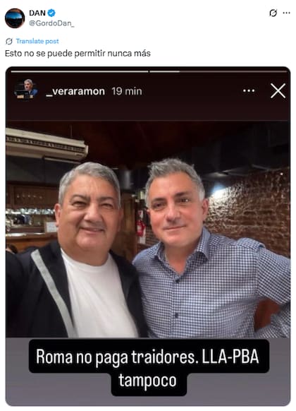 El tuit de Parisini contra Pareja que provocó tensión en el búnker de LLA
