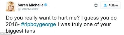 El tuit de Sarah Michelle Gellar que generó la controversia