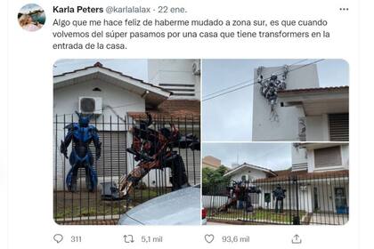 El tuit de una vecina de Adrogué que viralizó a los robots de la calle De Kay de esa localidad