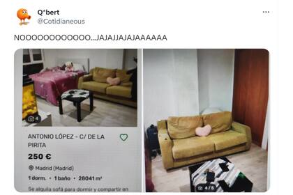 El tuit del alquiler del sillón que se volvió viral