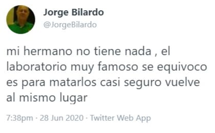 El tuit del hermano del ex entrenador de la selección