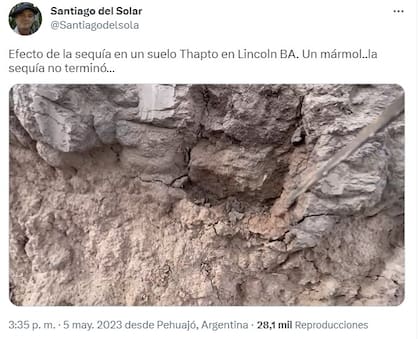 El tuit del productor Santiago Del Solar