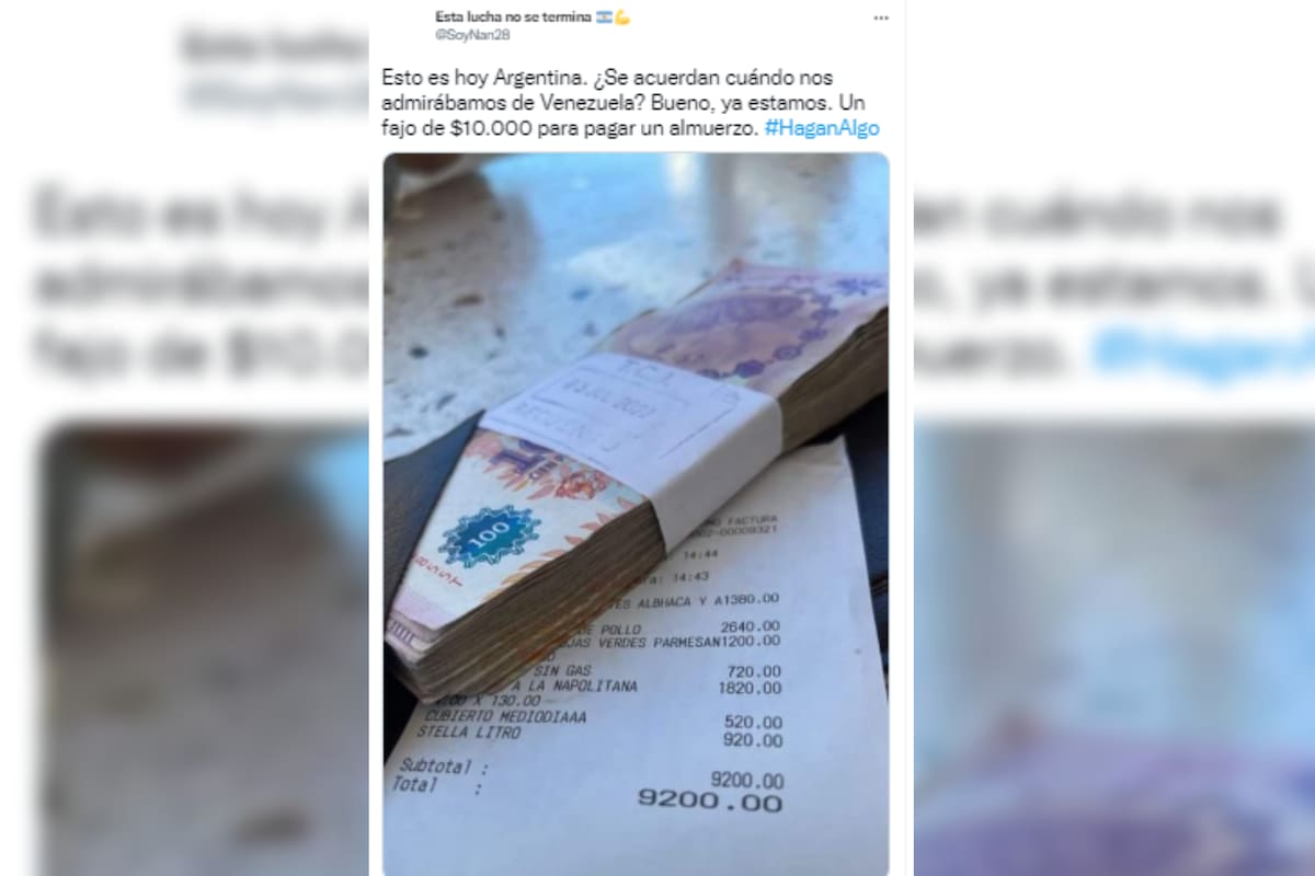 El tuit que desató una guerra de tickets: cuánto se pagó por un almuerzo