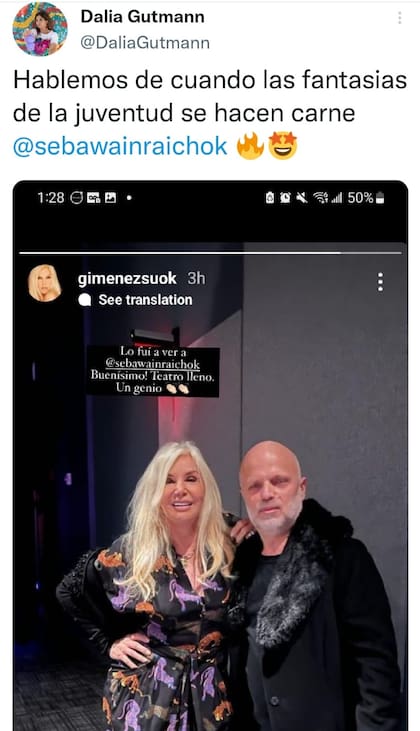 El tuit que escribió Dalia Gutmann en su cuenta de Twitter