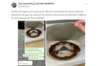 El tuit sobre el microondas que se volvió viral