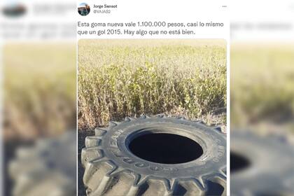 El tuit viral que compartió María Laura Santillán (Captura Twitter @VAJAS2)