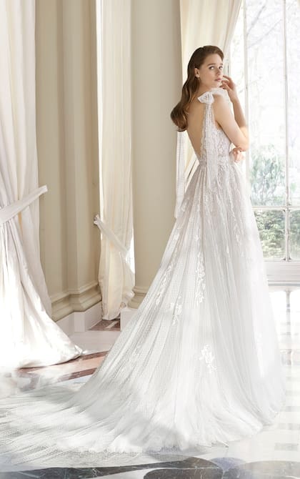 El tul plumetí, de seda y de gasa, algunos de los tantos tejidos vaporosos que se destacan en la colección Couture 2019