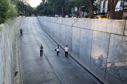 El túnel de plaza España al que cayó el adolescente de 17 años