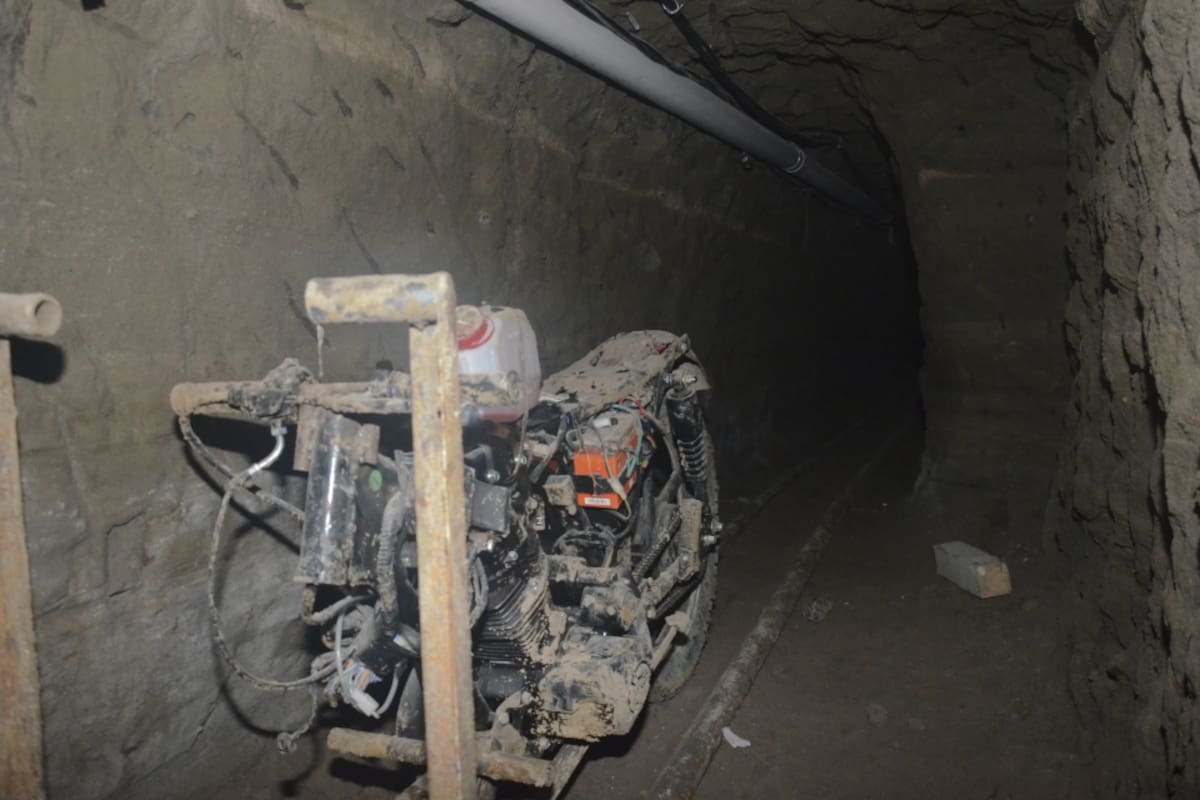Captura de video de seguridad en el momento previo a la fuga del Chapo Guzmán de la prisión de El Altiplano