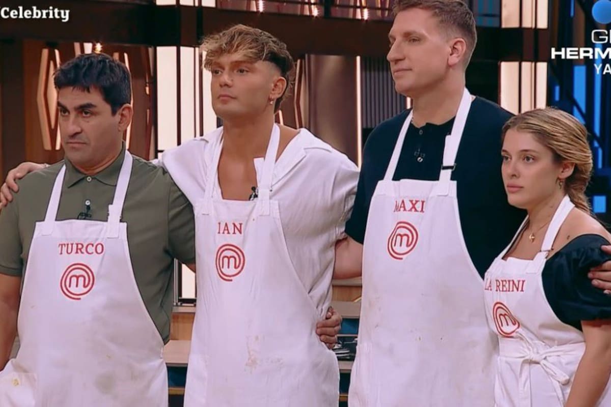 El “Turco” Husaín, Ian Lucas, Maxi López y Sofía "La Reini" Gonet llegaron a la semifinal de MasterChef Celebrity
