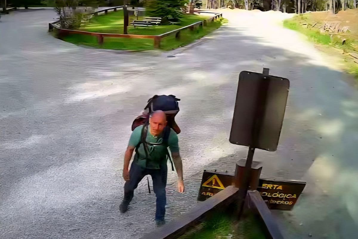 El turista accedió por la zona de cobro en Mascardi.