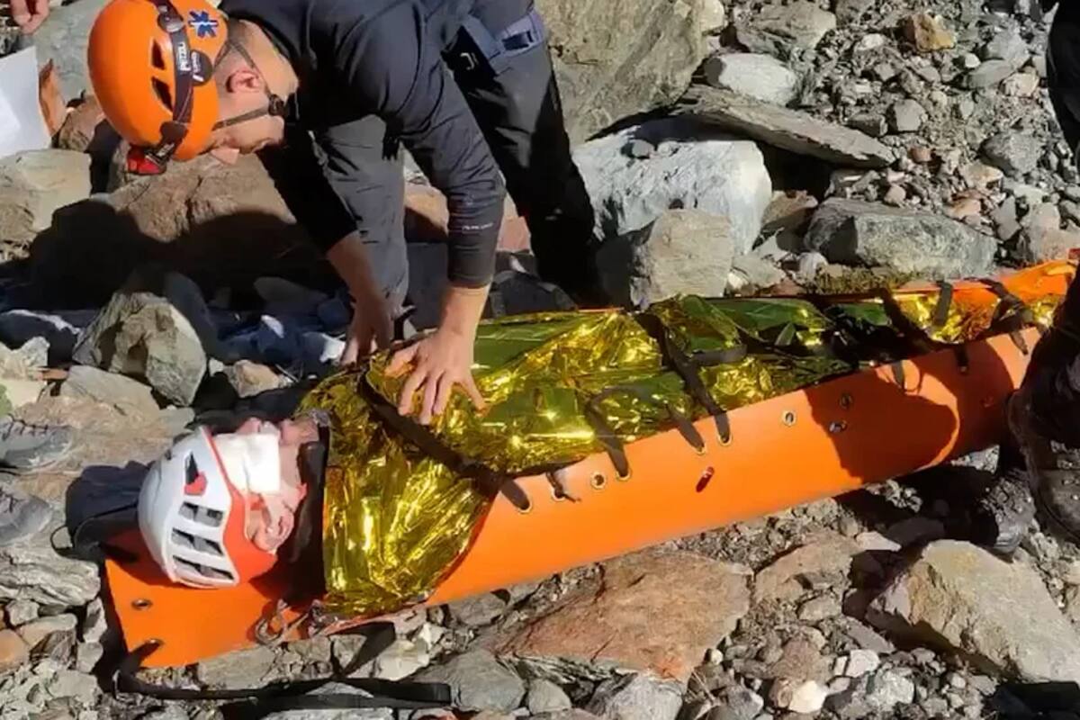 El turista atrapado fue identificado como Eitan Shaked