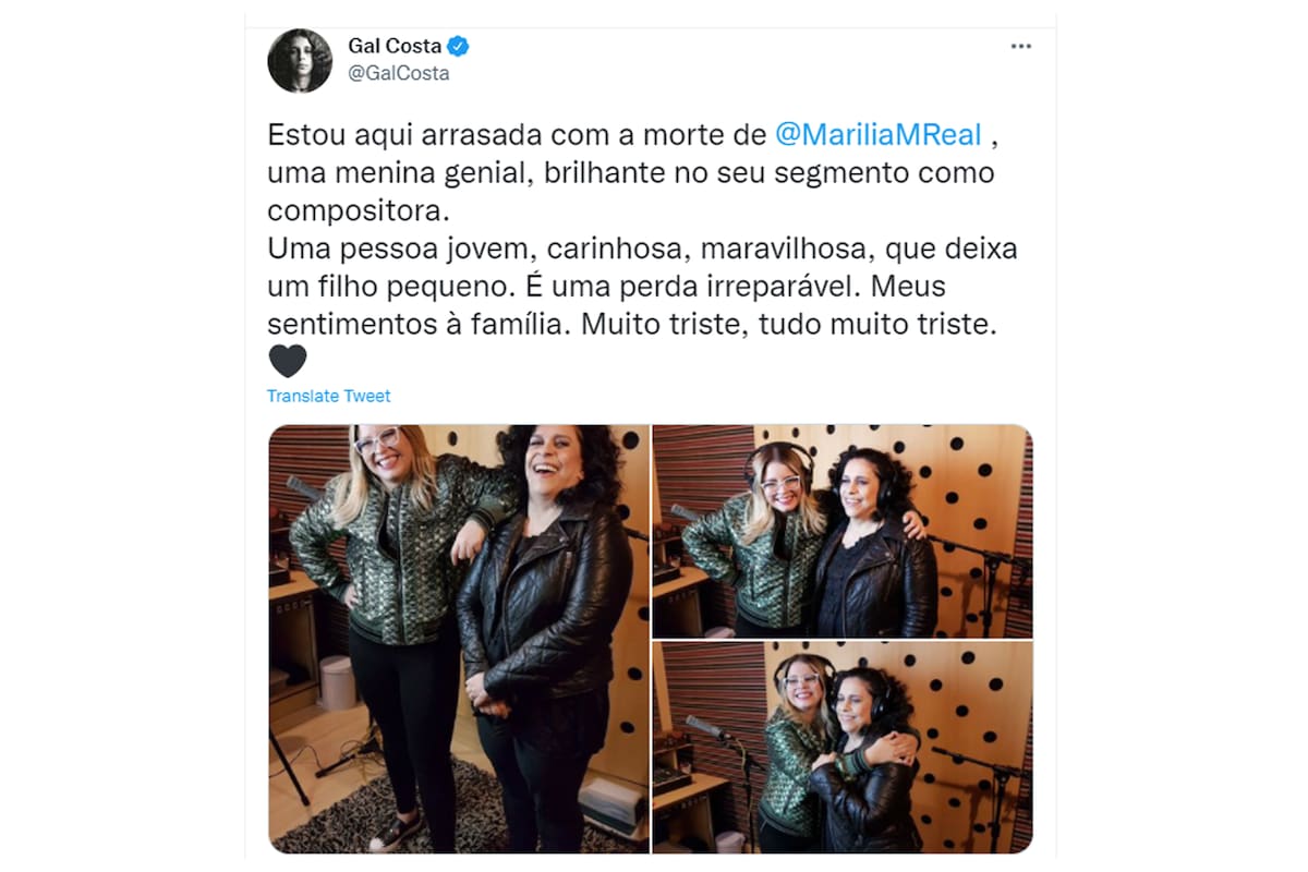 El tweet de Gal Costa