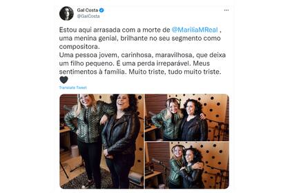 El tweet de Gal Costa