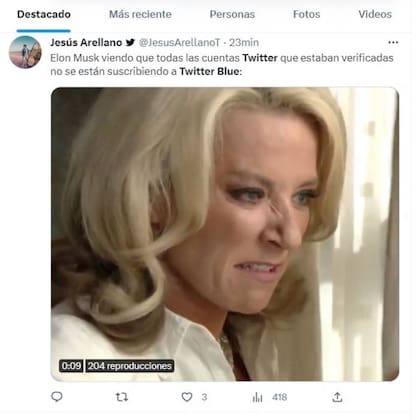 El Twitter Blue fue objeto de memes durante todo este día jueves