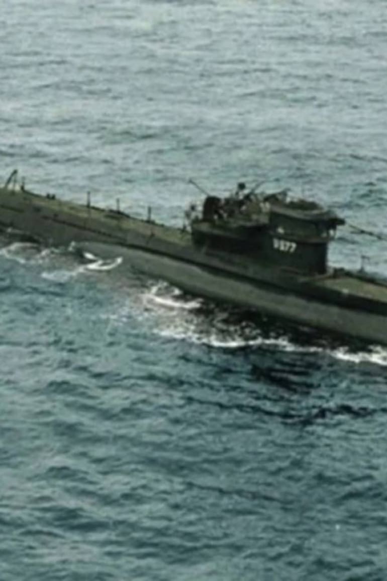 El U-977 es el segundo submarino alemán que se rindió en la Base Naval de Mar del Plata; lo el 17 de agosto de 1945