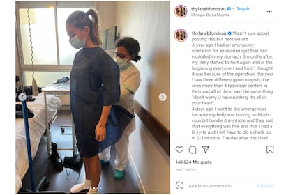 El último año fue bastante caótico para Blondeau por culpa de un problema de salud que se fue agravando más de habitual porque no tuvo un correcto diagnóstico inicial