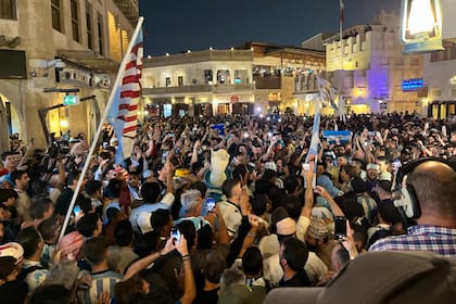 El último banderazo en Doha, a horas de la final del Mundial