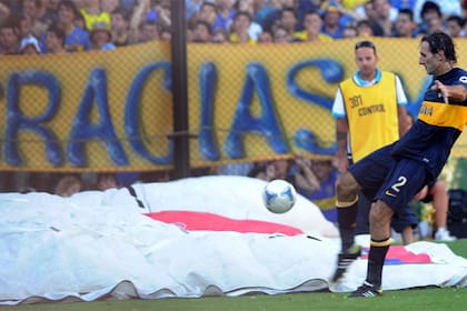 El último partido del flaco en Boca