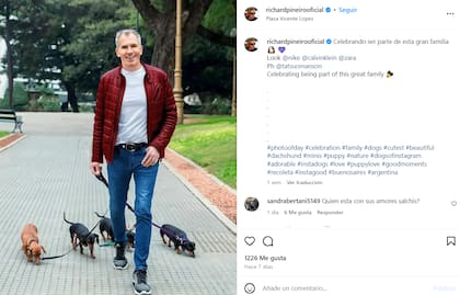 El último posteo de Ricardo Piñeiro