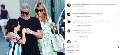 El último posteo de Sylvester Stallone
