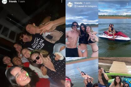 El último posteo que compartió la modelo en sus stories de Instagram