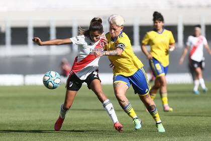 El último Superclásico femenino se llevó a cabo en el estadio Monumental en 2022; igualaron 1 a 1