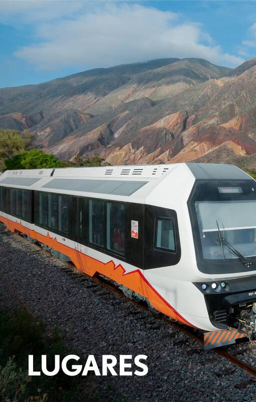 El último tramo del tren justo poco antes de llegar a Maimará es pegado a la paleta del pintor.