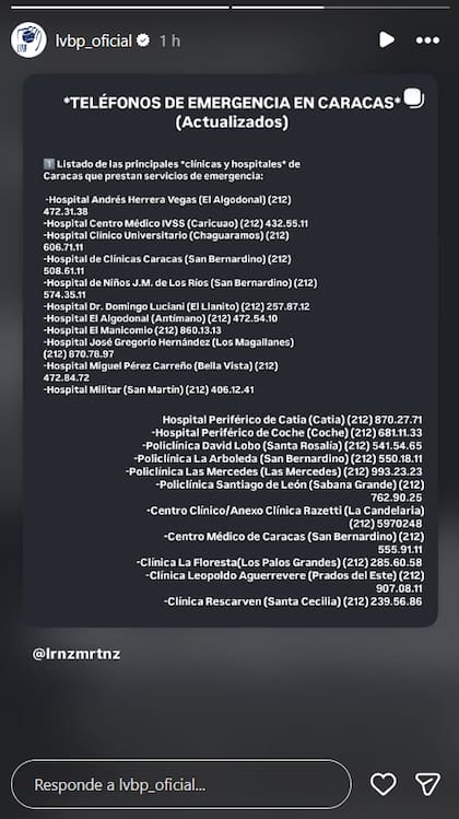 El único comunicado que realizó la Liga Mayor de Beisbol Profesional de Venezuela