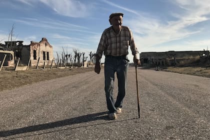 El único habitante de las ruinas de Epecuén