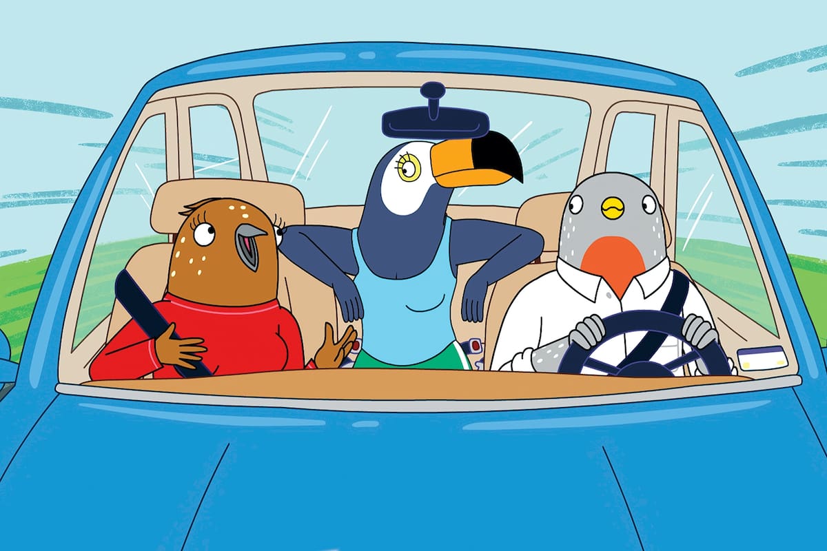 El universo BoJack Horseman funciona para dos pájaros que quieren hacerse oír
