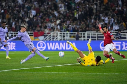 El uruguayo Federico Valverde marcó uno de los tantos de Real Madrid ante Al-Ahly, en semifinales del Mundial