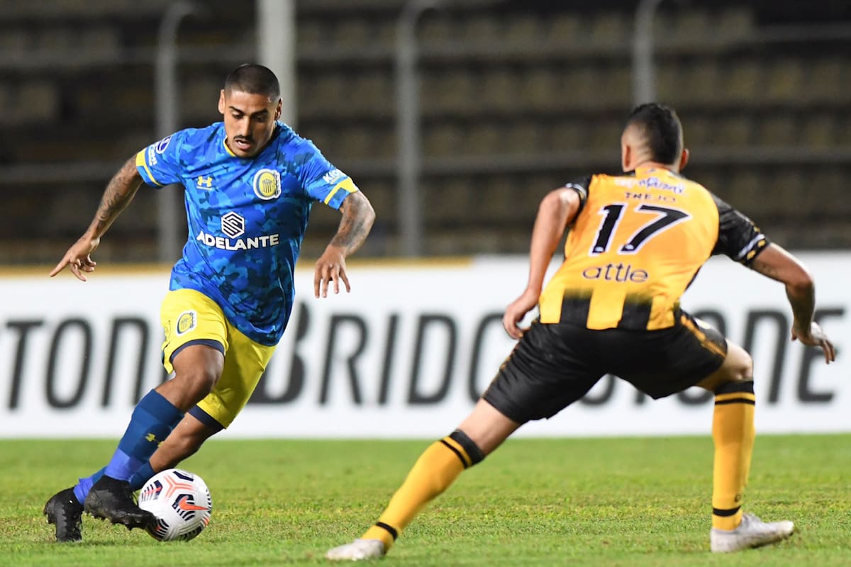 El uruguayo Zabala, una de las piezas fijas de Rosario Central en el esquema del Kily González