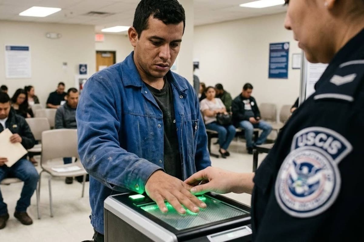 El Uscis detalló las obligaciones legales de registro y toma de huellas para extranjeros en EE.UU.