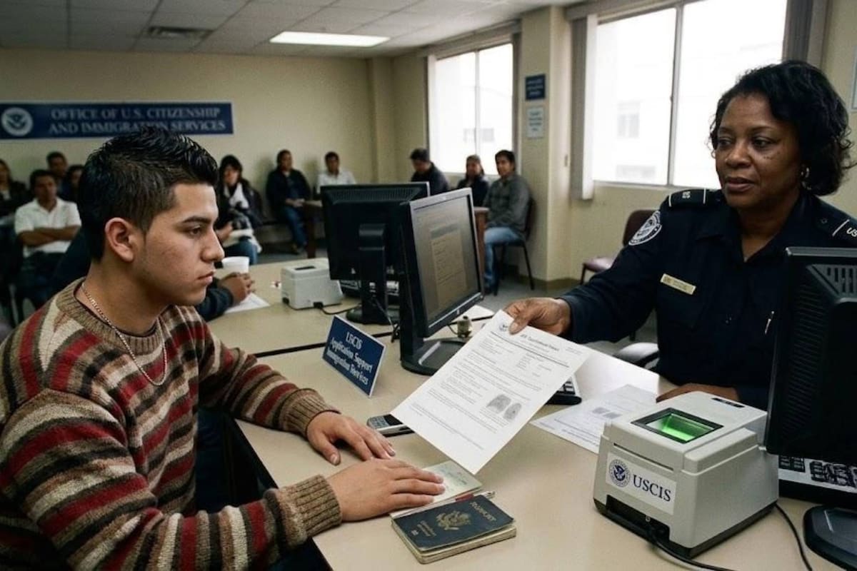 El Uscis señaló que los mayores de 18 años deben portar su comprobante de registro en todo momento para evitar sanciones legales