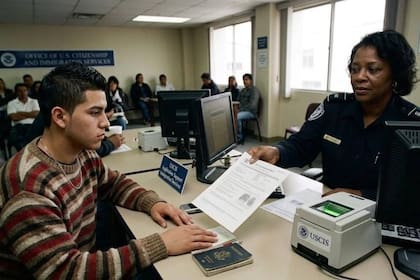 El Uscis señaló que los mayores de 18 años deben portar su comprobante de registro en todo momento para evitar sanciones legales