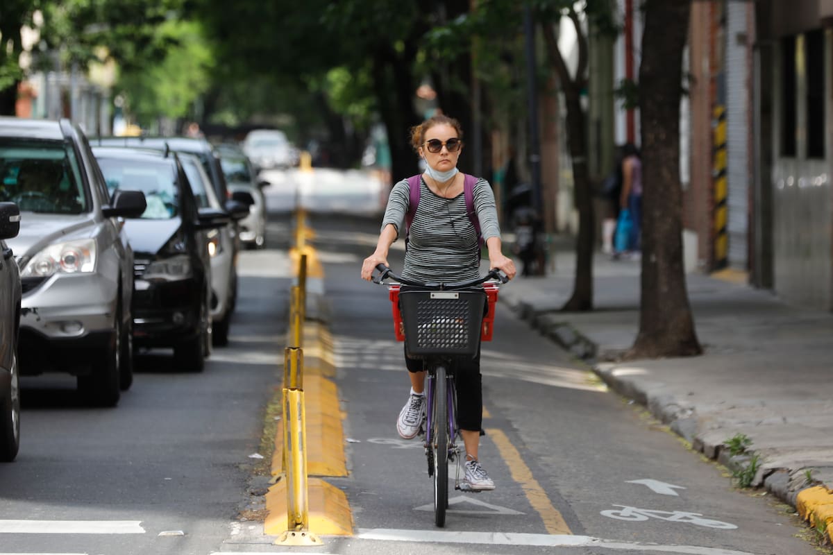 El uso de bicicletas creció de forma significativa en las ciudades, como es el caso de Buenos Aires