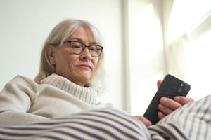 Asocian un uso activo del celular con un menor deterioro cognitivo en personas mayores