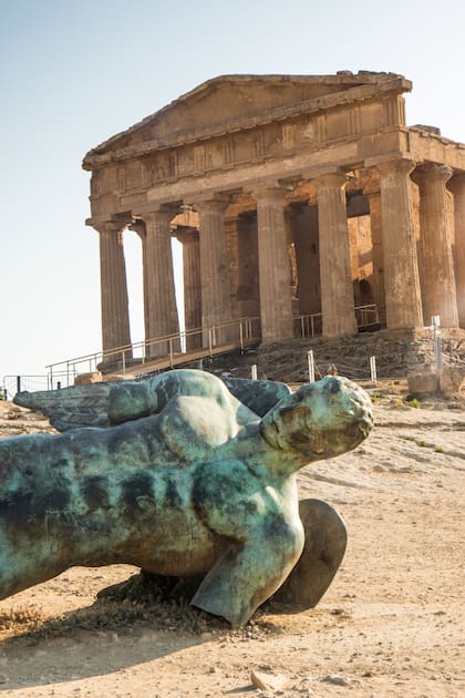 El Valle de los Templos de Agrigento, donde se levantan algunos de los edificios griegos mejor conservados fuera de Grecia