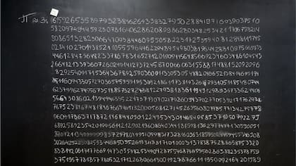 El valor constante de Pi (en la geometría euclídea) es de 3,141592…