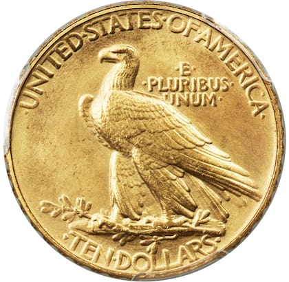 El valor nominal de esta moneda es de US$10, pero en el mercado su precio supera los US$2 millones