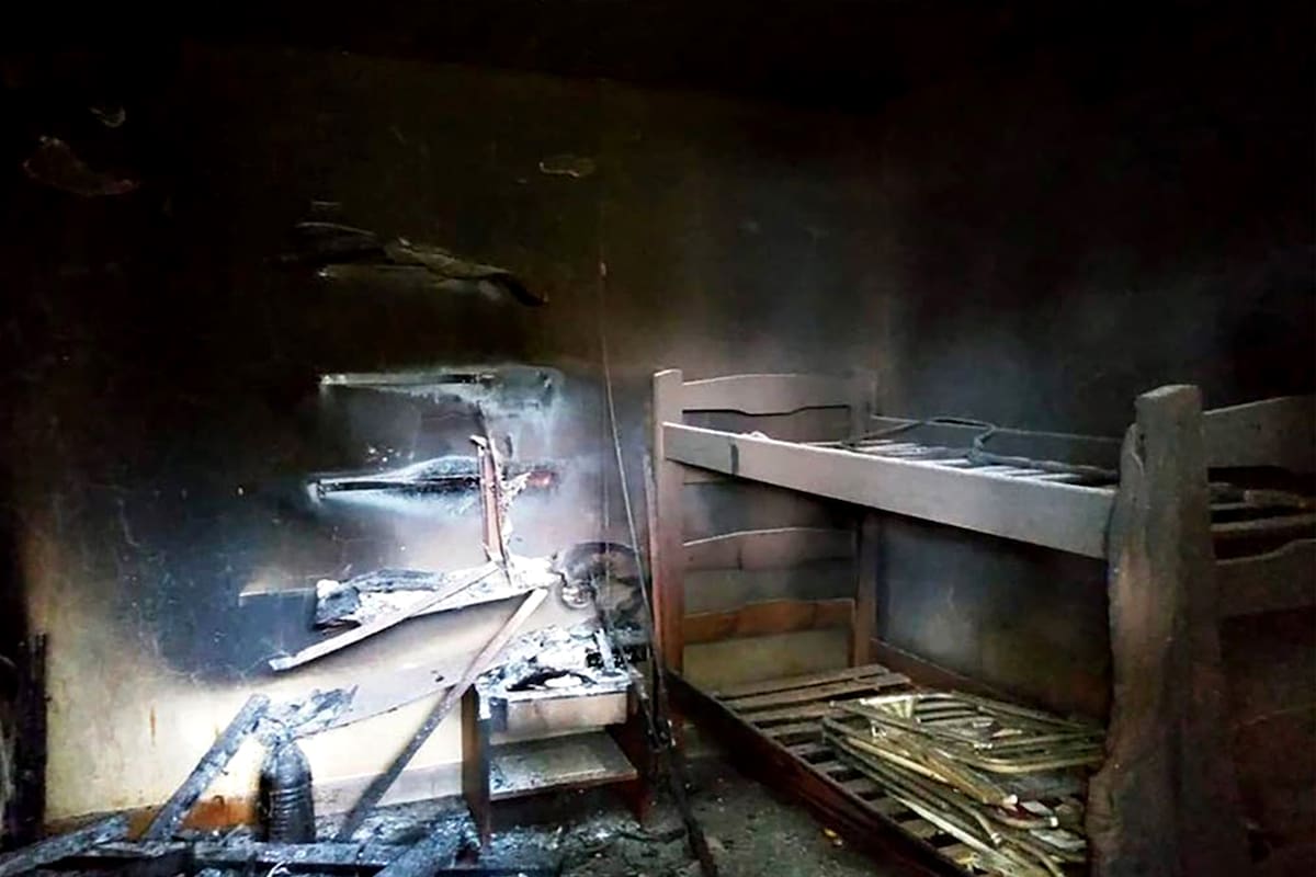 El vandalismo en la cabaña La Cristalina, en Villa Mascardi, a 30 kilómetros de Bariloche, en un conflicto que lleva años en el sur