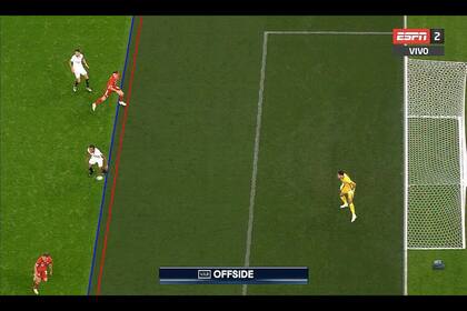 El VAR anuló dos goles de Bayern: esta fue una jugada de fútbol de salón entre Müller y Lewandowski que terminó en la conquista del delantero polaco.