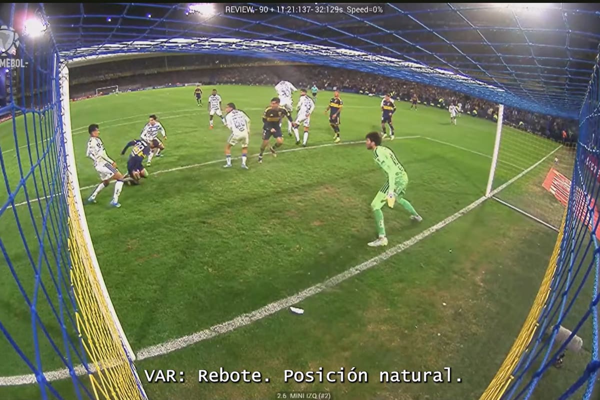 El VAR indicó que la mano de Lucas Romero, en tiempo de descuento, no era sancionable: todo derivó en el empate 1 a 1 que incomoda a Boca