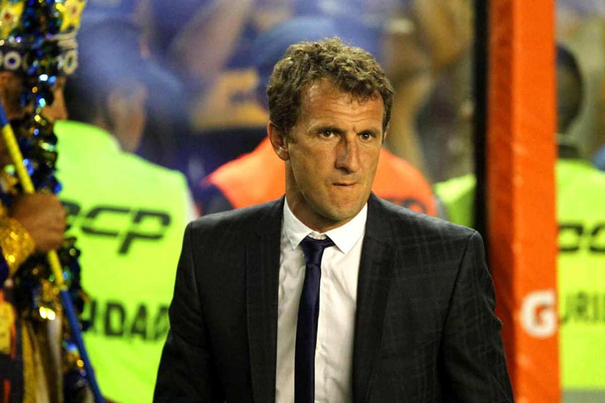 El Vasco Arruabarrena, en su etapa como DT de Boca.